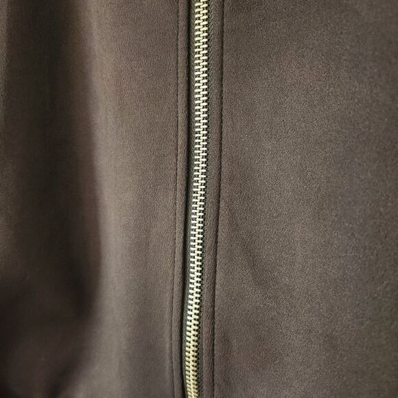 Zara faux suede jacket men's XL comfortable fall winter warm basic - Picture 9 of 9